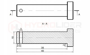Полное закрепление уха привода + болт Fi 15
