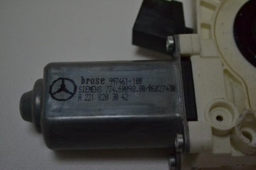MERCEDES S350 W221 2007 LHD ZADNÍ PRAVÝ MOTOR ZVEDAČ OKNO