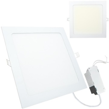 MOCNA LAMPA LED NA SUFIT 12W DO ŁAZIENKI SALONU KORYTARZ PRZEDPOKOJU CIEPŁA