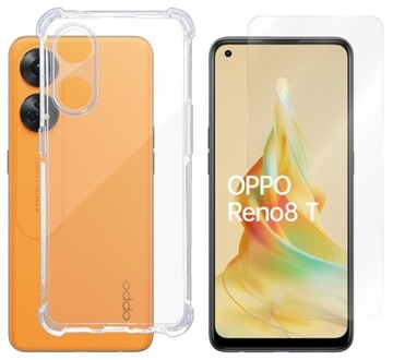 ETUI PANCERNE SHOCK do Oppo RENO8 T / 8T 4G +SZKŁO Case Pokrowiec