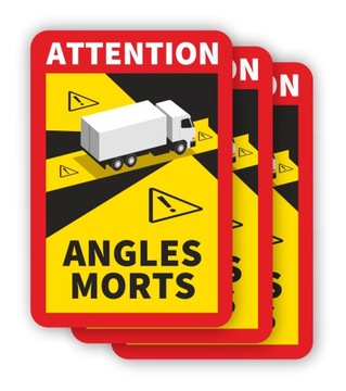 Наклейка Angles Morts Dead ДЛЯ ГРУЗОВОГО КРЕЗОНА 5 шт.