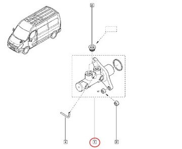 ТОРМОЗНОЙ ЦИЛИНДР MASTER III MOVANO 2.3 DCI ATE