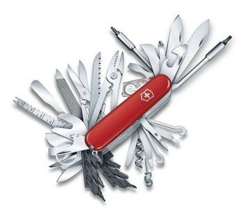 Scyzoryk SwissChamp XXL, 91mm, czerwony