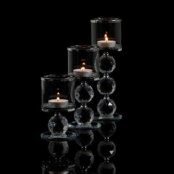 СТЕКЛЯННЫЙ КАНДЕЛЯБР ЛАМПОН РОЗЕТКА