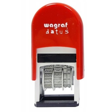 ШТАМП ДАТА ШТАМП WAGRAF ДАТА ЦИФРА ДАТА ГОД МЕСЯЦ ДЕНЬ КРАСНЫЙ