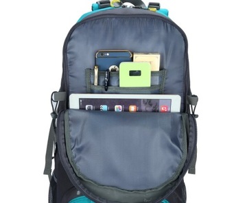 WODOODPORNY PLECAK TURYSTYCZNY 50L TURKUSOWY