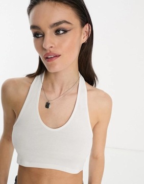 ONLY BIAŁY CROP TOP ODKRYTE PLECY PXV NH2__L