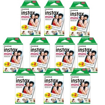 10xFilm Fujifilm Instax mini 20szt Wkłady Papier fotograficzny MINI 9,11,12