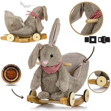 Bujak na biegunach Królik Polly Plus Milly Mally