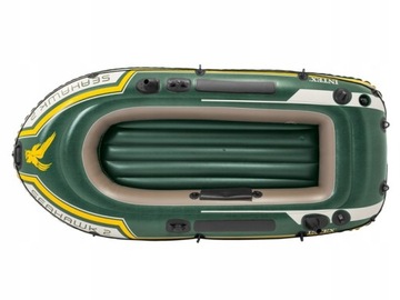 Двухместная надувная лодка Intex Seahawk. Насос + лопасти 68347 МОДЕЛЬ 2024 г.