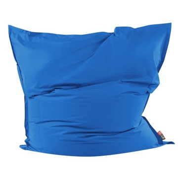 Pufa worek 180 x 230 cm niebieski FUZZY