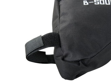 СУМКА С ТРЕУГОЛЬНОЙ РАМКОЙ, СУМКА ДЛЯ ВЕЛОСИПЕДА CYCLEVIBE SLEEK, ЧЕРНАЯ