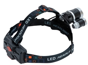 МОЩНАЯ ФАРА T6 АККУМУЛЯТОР 3xLED