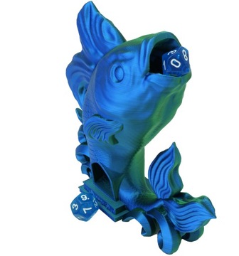 Рыба кои - крошечная башня из кубиков - Fate's End Koi Tiny Towers Dice Tower Dwór