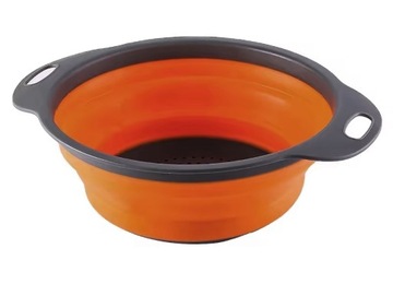 ДУРШУХЛАД СКЛАДНОЙ СИТНО КУХОННЫЙ ДРУГЛАД ОРАНЖЕВЫЙ 19см TPR + PP