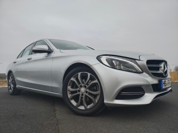 Mercedes Klasa C W205 Limuzyna 200 BlueTEC 136KM 2015 FULLLED NAVIGACJA KAMERA COFANIA WZÓR, zdjęcie 12