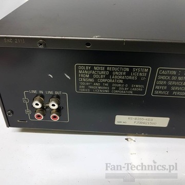 Fan-Technics Tape Deck Technics RS-B355 Магазин Лодзь