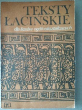 Teksty Łacińskie dla liceów ogólnokształcących