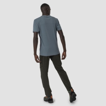 SALEWA Мужская футболка PUEZ SPORTY DRY M T-SHIRT синий цвет M