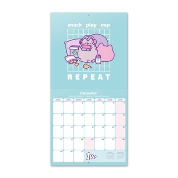 PUSHEEN kalendarz ścienny na 2025 rok DOSKONAŁY, RÓŻNE PLAKATY