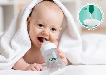 NENO BOTTLE БУТЫЛОЧКА 240 МЛ С РУЧКАМИ ДЛЯ КОРМЛЕНИЯ И НАУЧЕНИЯ ПИТЬ ВЕСЫ 3M+