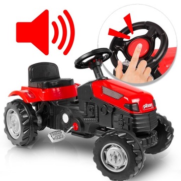 БОЛЬШОЙ ТРАКТОР С ПРИЦЕПНЫМИ ПЕДАЛЬМИ ТРАКТОРА