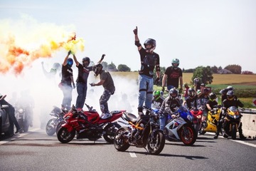Bluza motocyklowa KTS (L) Killing The Streets NEW z Kapturem Stunt