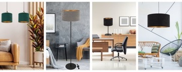 ВЕЛУРОВЫЙ ЦИЛИНДРОВЫЙ АБАКИВ ДЛЯ ПОДВЕСНОЙ ЛАМПЫ