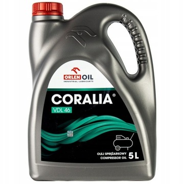 Olej do smarowania sprężarek powietrznych ORLEN OIL CORALIA VDL 46 | 5L