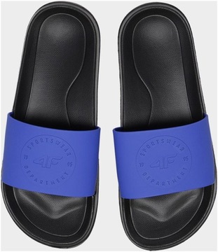 KLAPKI 4F CHŁOPIĘCE DZIECIECE BASENOWE PLAŻOWE WSUWANE NIEBIESKIE r. 37