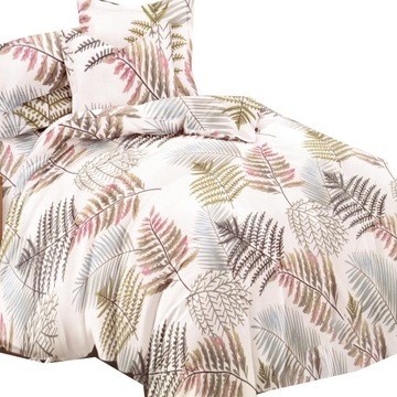 POŚCIEL BAWEŁNA SATYNOWA 200x220 + 2 POSZEWKI WIOSENNA KOMPLET DUŻO WZORÓW