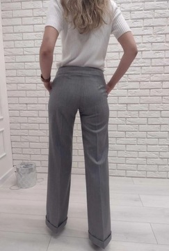 БРЮКИ ЖЕНСКИЕ ПРЯМЫЕ НОГИ MEWA ELEGANT, СЕРЫЕ 42