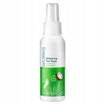 AVON FOOT WORKS SPRAY DO STÓP KOKOS I LIMONKA 100 ML