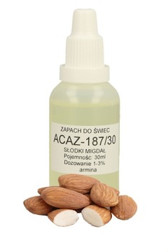 ZAPACH DO ŚWIEC PARAFINY WOSKU SŁODKI MIGDAŁ 30 ML