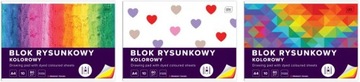 БЛОК ДЛЯ ЦВЕТНЫХ ЧЕРТЕЖЕЙ А4 10 ЛИСТОВ 80г ИНТЕРДРУК x5