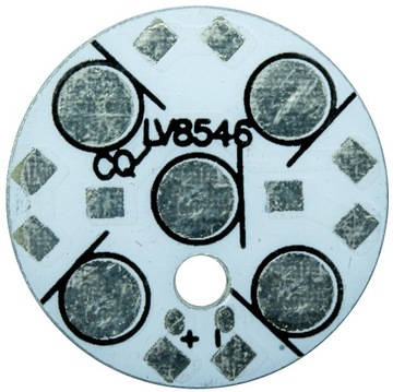 RADIATOR PCB BAZA DLA 5 LED 28mm PŁYTKA 1W 3W 5W