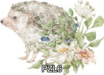 Вафли на торт День рождения ЛЕСНЫЕ ЖИВОТНЫЕ Украшение Сахарный принт 10х14см