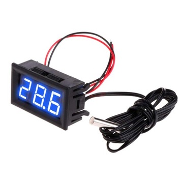 TERMOMETR CYFROWY LED BLUE
