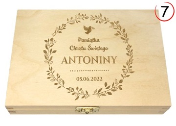 ПОДАРОЧНАЯ КОРОБКА ДЛЯ СВЯТОГО ПРИЧАСТИЯ, КРЕЩЕНИЯ, ДЕНЕГ, ГРАВИРОВКИ УКРАШЕНИЙ