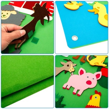 FELT MAT Набор фетровых досок для фермы