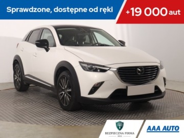 Mazda CX-3 Crossover 1.5 SKY-D 105KM 2015 Mazda CX-3 1.5 Skyactiv-D, 4X4, Skóra, Navi