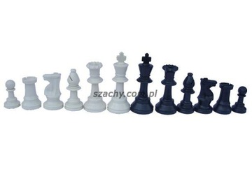 Figury szachowe Staunton 6 z tworzywa - SZACHY DCP