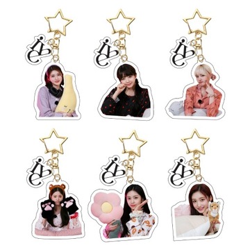 1 шт. Брелки IVE Очаровательный декоративный кулон Подвеска с пентаграммой