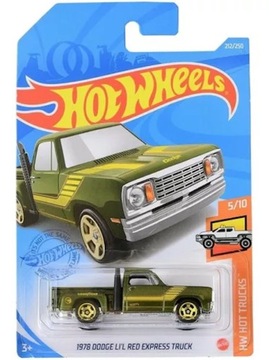 C4982 GTC95 HOT WHEELS 1978 DODGE LI'L RED EXPRESS