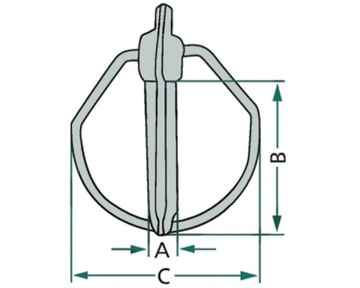 Шпилька 16х61х67