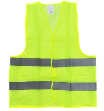 KAMIZELKA ODBLASKOWA DROGOWA Z ODBLASKAMI XL