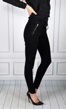 Jeansy Damskie Spodnie Jeansowe Joggery Modelujące