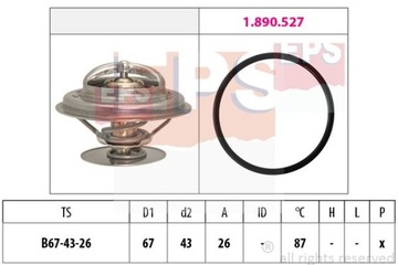 EPS 1.880.385 TERMOSTAT KAPALINA CHLADÍCÍ