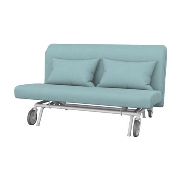 IKEA PS Pokrycie sofy 2os, Velvet L.Blue