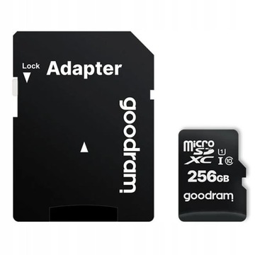 КАРТА GOODRAM MICRO SDXC 256 ГБ КЛАСС 10 UHS-1 + A